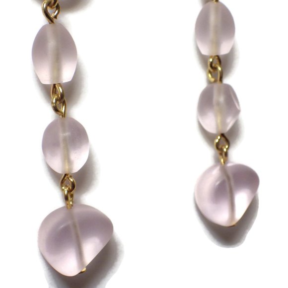 J. Crew STACKED SEA GLASS DROP EARRINGS Dangle Earrings - Picture 4 of 6